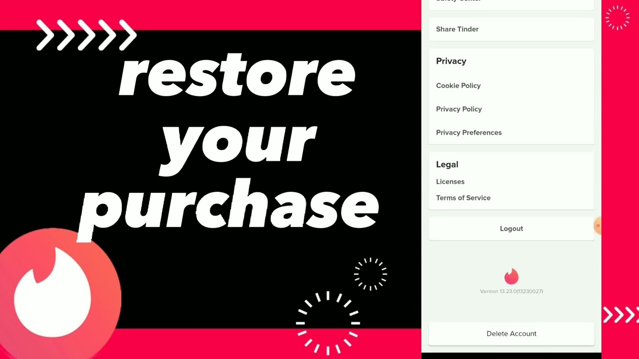 Tinder Restore Purchase After Deleting Account Ventsmagazines.co.uk