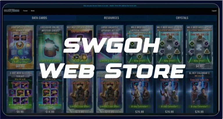 SWGoH Web Store ventsmagazines.co.uk