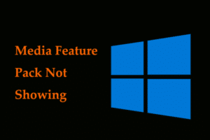 [4 Best Fixes] Media Feature Pack Not Showing Windows 11/10 - Vents ...