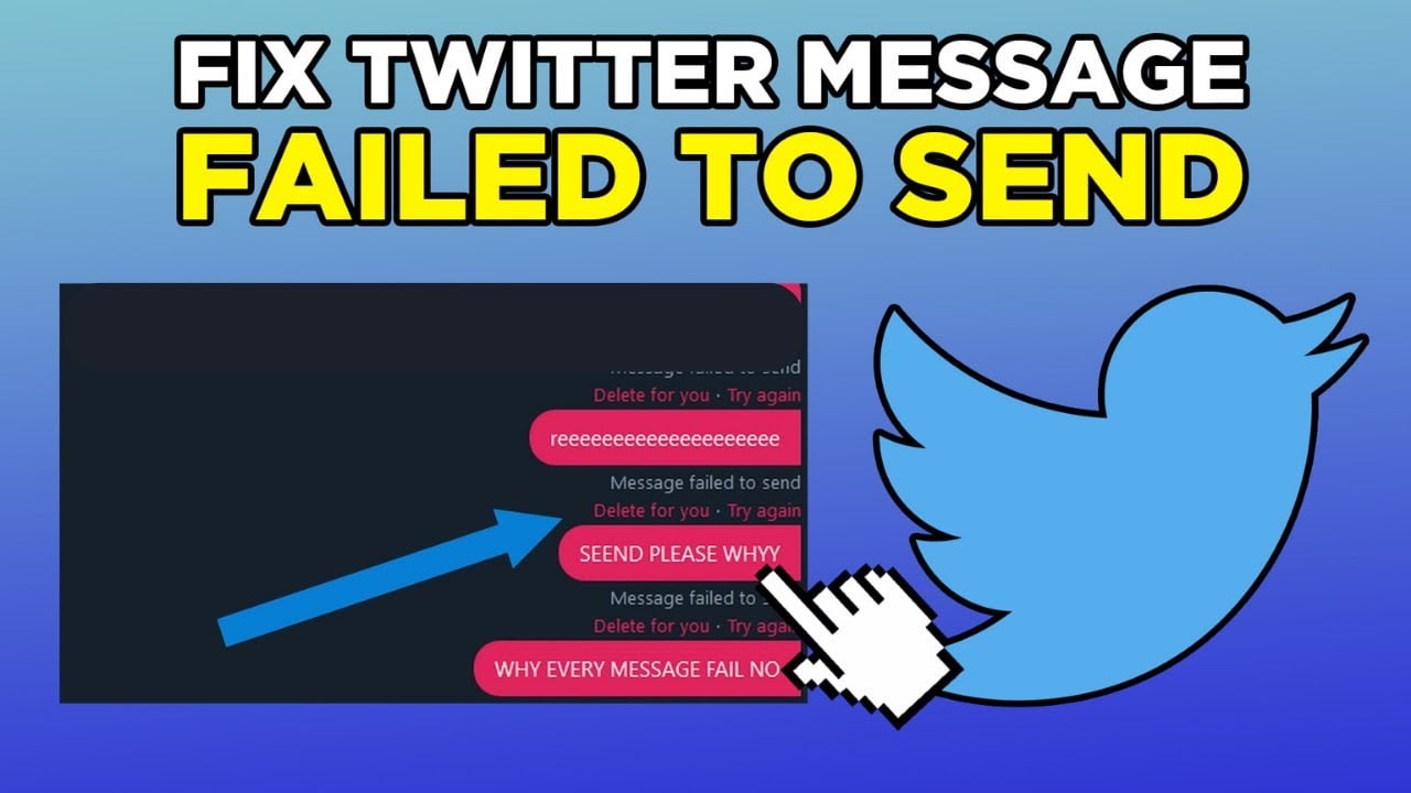 15 Ways to Solve "Message Failed to Send"  Twitter ventsmagazines.co.uk