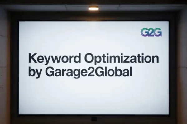 Keyword Optimization by Garage2Global Ventsmagazines.co.uk