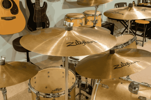 Pair of Cymbals on a Drum Set ventsmagazines.co.uk