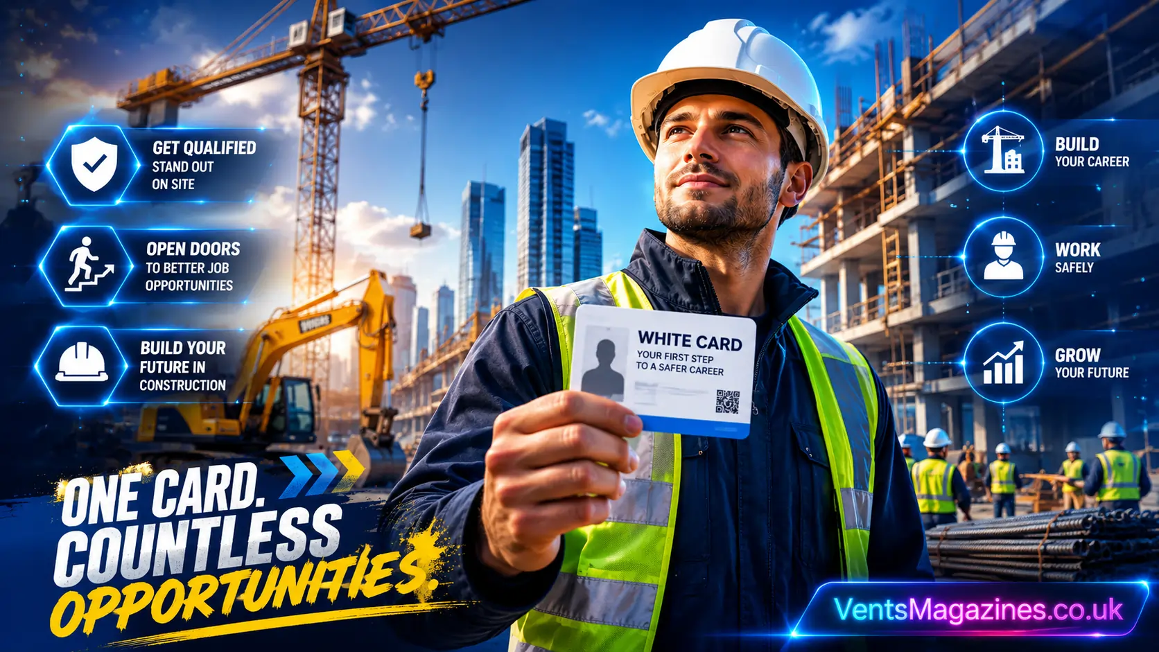 Professional White Card Course training for construction site safety.